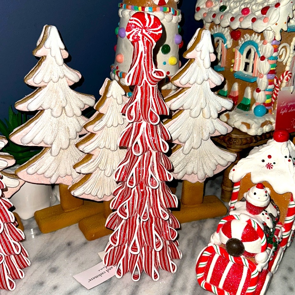 Holiday peppermint Christmas tree